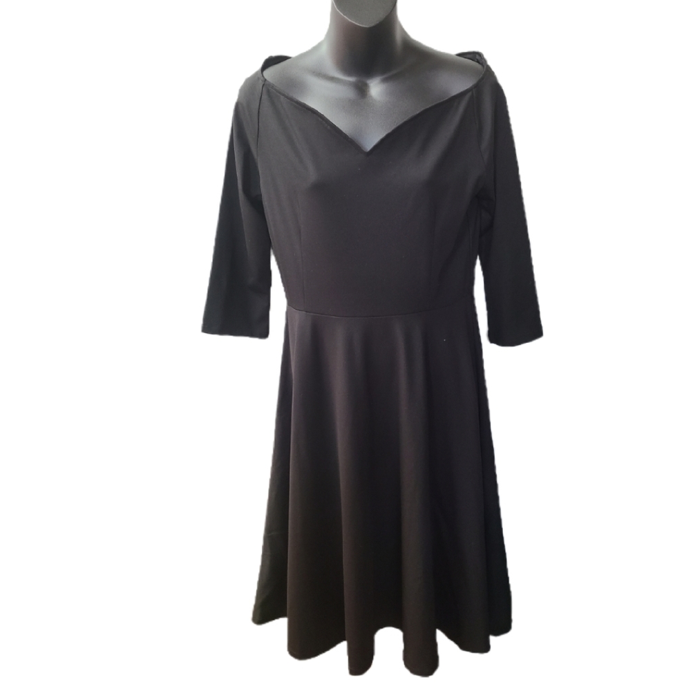 CYS STYLEWE  BLACK MIDI DRESS SIZE X/L - Picture 6 of 7